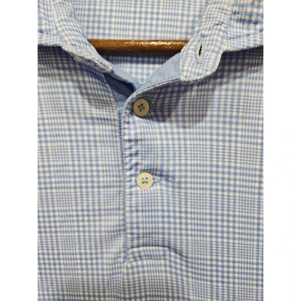 Polo Ralph Lauren Performance Shirt Mens Large Blue Short Sleeve Golf Very Nice